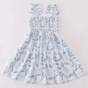 Mom and Me Blue Porcelain Dress